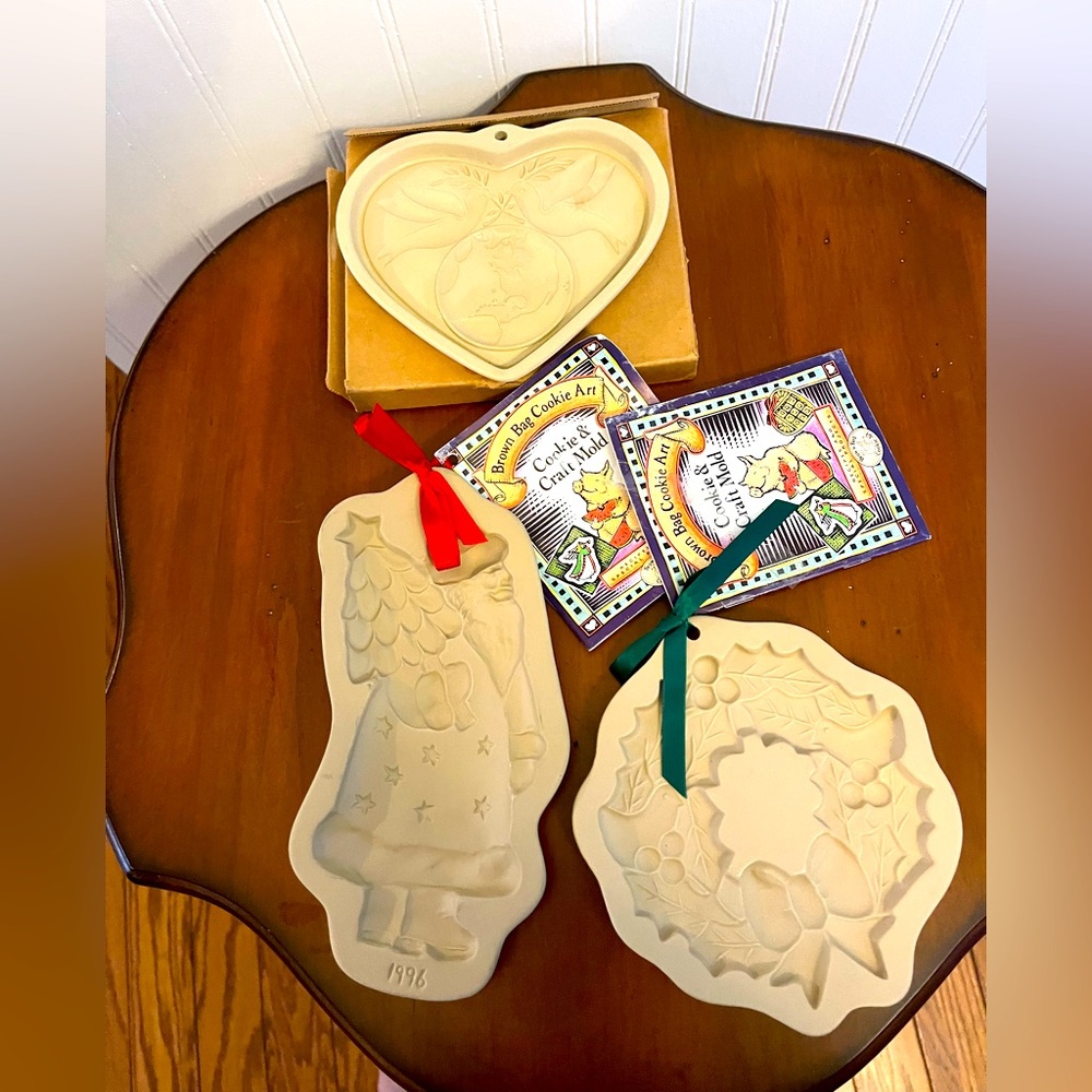 Three‎ Christmas Cookie/Art molds